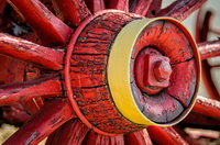 Red Wagon Wheel